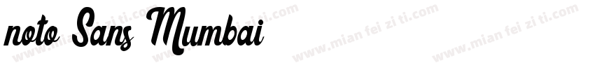 noto Sans Mumbai字体转换